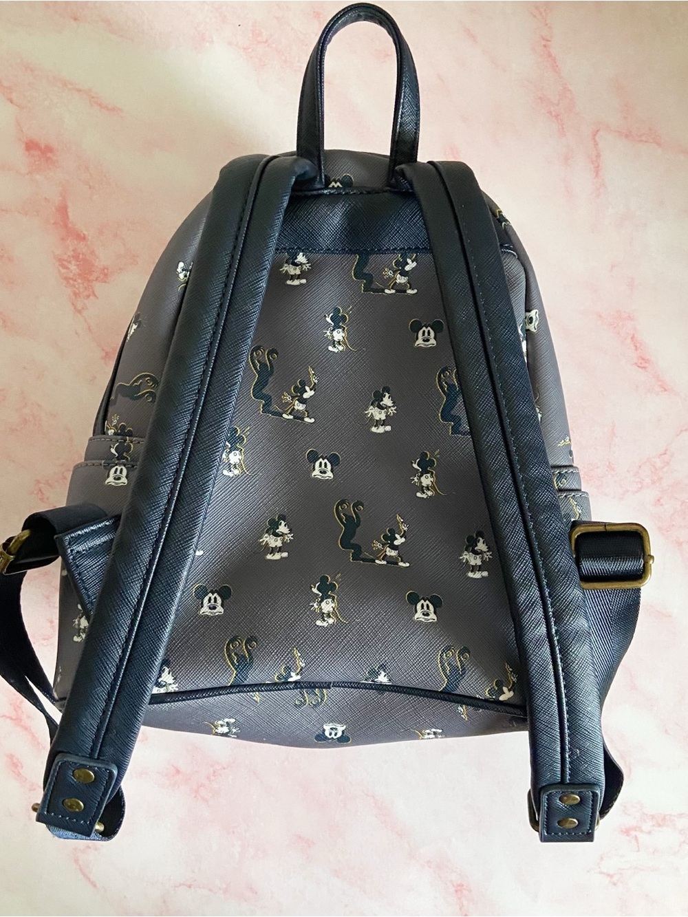Loungefly Disney spooky Mickey Pattern Mini Backpack - Picture 2 of 7